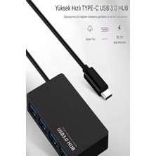Sefa Ticaret USB Type C Hub 4 Port 3.0 USB Çoklayıcı Type-C USB 3.0 Çoklayıcı