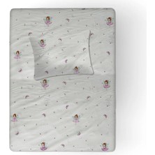 Lief Home %100 Pamuklu Bebek Lastikli Çarşaf 70X130+20 + Bebek Yastık Kılıfı 35X45