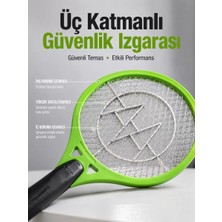 Nemere Ithalat Böcek Önleyici Elektronik Sinek Öldürücü | Üç Katmanlı Güvenlik Izgarası Yeni Nesil