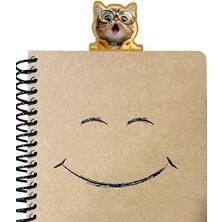 Elopya Şaşkın Kedi Kitap Ayracı