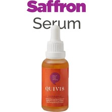 Quivis Çayır Gülü Özlü 3 Etkili Serum: Nemlendirici, Ton Eşitleyici & Canlandırıcı Safran Serum 30ML