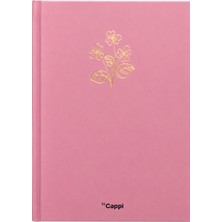 Mars Kırtasiye ve Oyuncak Pastel Sert Kapaklı Çizgili Defter – Gold Baskılı Tasarım Sticker Hediyeli