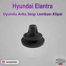 AutoPit 3D Hyundai Elantra Uyumlu Arka Stop Lambası Klipsi (4 Adet)