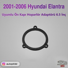 AutoPit 3D Hyundai Elantra (2001–2006) Uyumlu Ön Kapı Hoparlör Adaptörü 6.5 Inç