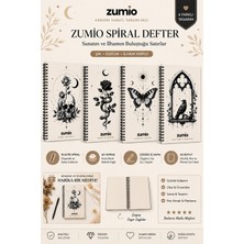 Zumio Gotik Temalı 4'lü A5 Çizgisiz Defter Seti 50 Yaprak