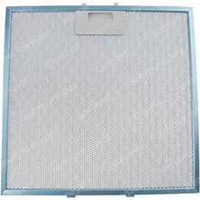 YFS Beko Ile Uyumlu En 30 cm Boy 30 cm - Arka Tırnak 12,5 cm Aspiratör Davlumbaz Metal Yağ Filtresi