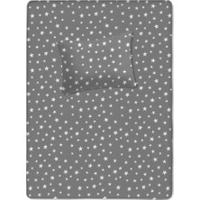 Lief Home %100 Pamuklu Bebek Aparalı Çarşaf 115X150 + Bebek Yastık Kılıfı 35X45