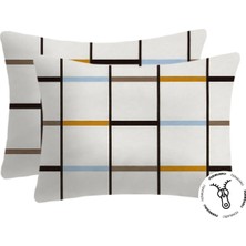 Lief Home Ranforce Kumaşından Gizli Fermuarlı Yastık Kılıfı 50X70 ( 2 Adet )