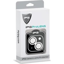 Sefa Ticaret iPhone Uyumlu Ipg Prolens Şeffaf Kamera Lens Koruyucu – Hd Netlik, Çizilmez Alumina Silikat Temperli Cam, Şeffaf Halkalı Bireysel Lens Kapağı (Iphone 15/15 Plus)