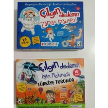 Damla Yayınevi Çılgın Dedemin Zaman Makinesi ve Işın Makinesi Hikaye Seti