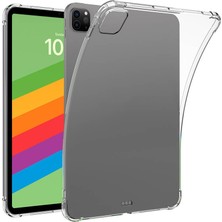 Alan Tech iPad Pro 13 2024 Kılıf Tam Uyumlu Kamera Korumalı Airbag Darbe Önleyici Silikon Alt