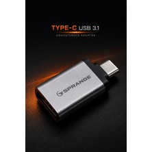 Sprange Type C USB 3.1 Dönüştürücü Adaptör USB To Type C Çevirici Telefon ve Tablet Uyumlu