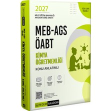 Pegem Akademi Yayıncılık 2027 MEB-AGS ÖABT Kimya Öğretmenliği Konu Anlatımlı