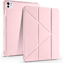 Goocamp iPad Pro 11 2024 Kılıf Kalem Bölmeli Uyku Modlu Yatay ve Dikey Standlı Katlanır Gcmp