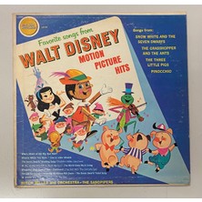 RCA The Sandpiper Chorus, Mitch Miller Favorite Songs From Walt Disney Motion Picture Hits Lp Plak (Orijinal Dönem Baskı)