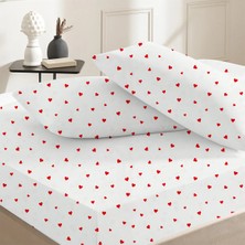 Lief Home %100 Pamuklu Tek Kişilik Lastikli Çarşaf 100X200+30 | 50X70 Yastık Kılıfı ( 1 Adet )