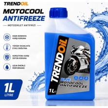 Trendoil Motocool Motosiklet Antifrizi 1 Litre Motor Soğutma Sıvısı Mavi