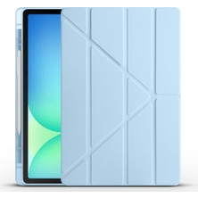 Farma Teknoloji Galaxy Tab S10 Fe Plus Kılıf Kalem Bölmeli Uyku Modlu Yatay ve Dikey Standlı Katlanır Frm