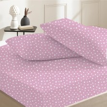 Lief Home %100 Pamuklu Tek Kişilik Lastikli Çarşaf 100X200+30 | 50X70 Yastık Kılıfı ( 1 Adet )