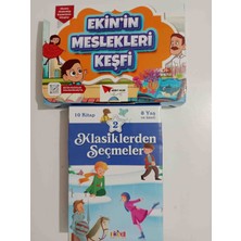 Damla Yayınevi Ekin'in Meslekleri Keşfi ve Klasiklerden Seçmeler Hikaye Seti 3 ve 4 Sınıflar Için