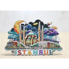İlk El Grup Ahşap Istanbul Temalı Magnet