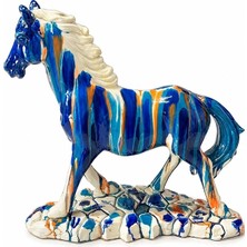 Beruflic Renkli Dekoratif Polyester At Figürü ALK5470