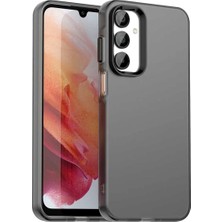 Bovinox Samsung Galaxy A55 Kılıf Parmak Izi Yapmaz Buzlu Şeffaf Ince Tasarım Kamera Koruma