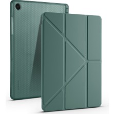 Zore Galaxy Tab A11 Plus Kılıf Kalem Bölmeli Uyku Modlu Yatay ve Dikey Standlı Katlanır Kcak