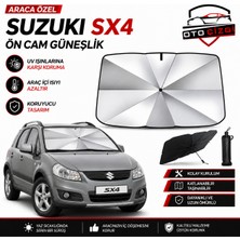 OtoÇizgi Suzuki Sx4 Şemsiye Tip Ön Cam Güneşliği Katlanabilir Uv Korumalı Araç Cam Güneşlik