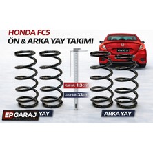 EP Garaj Otomotiv Honda Civic Fc 5 (2016-2021) Model Uyumlu Ön Arka Yay Takımı