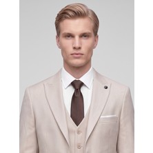 Plus Scorpion TK6896 Erkek 3 Parça Slim Fit Çift Yırtmaçlı Takım Elbise Yelekli Şık Klasik Takım 6 Drop