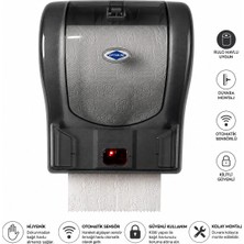 Barışkan Optimum Otomatik Kağıt Havlu Dispenseri, Şeffaf, Sensörlü