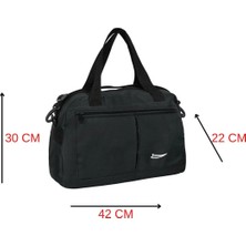 Askilikli Spor Seyahat ve Gunluk El Valizi Cod Bavul Valiz Galb Leather Gri