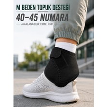 Yazline Global M Beden Topuk Çorabı 40-45 Numara Ayarlanabilir Cırtlı Topuk Destekleyici