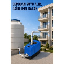 SCHUTZENGER SV304 Frekans Konvertörlü Sessiz Akıllı Su Pompası Otomatik 4 Kat 4 Daire Hidrafor Kömürsüz Motor Sabit Basınç
