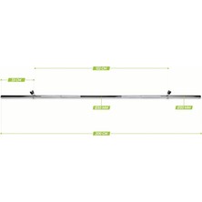 Virtu Fit Virtufit Halter Barı – 200 cm – 30 mm – Yaylı Klips Kilitli