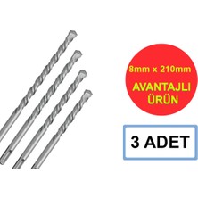 Sds Plus Matkap Ucu 8mm x 210MM SGS1523 (3 Adet)
