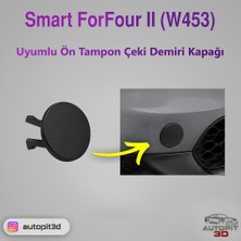 AutoPit 3D Smart Forfour Iı (W453) Uyumlu Ön Tampon Çeki Demiri Kapağı