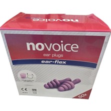 Novoice Novoıce Snr 26DB Tekstil Ipli Kulak Tıkacı Kutulu 50 Adet