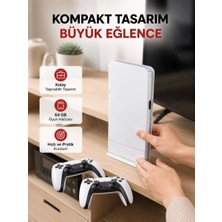 Nemere Ithalat HDMI Çıkışlı Kablosuz 2 Kollu 4K Retro Oyun Kutusu