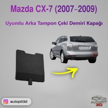 AutoPit 3D Mazda Cx-7 (2007–2009) Uyumlu Arka Tampon Çeki Demiri Kapağı