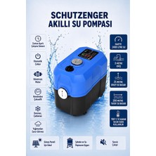 SCHUTZENGER KR-3000W Akıllı Su Pompası 2 Kat Için Ayarlanabilir Zaman Ayarlı Kömürsüz Motor 200MT Yatay Su Atar