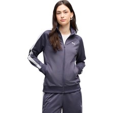 Puma T7 Track Kadın Mor Günlük Stil Eşofman Üstü 69246635