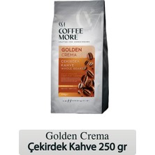 Coffee More Golden Crema Çekirdek Kahve 250 gr