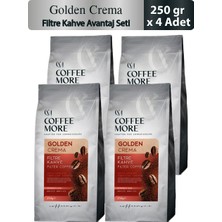 Coffee More Golden Crema Filtre Kahve 250 gr x 4 Adet