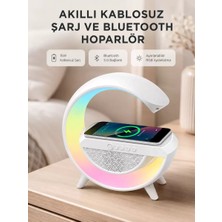 Nemere Ithalat Kablosuz Şarjlı Bluetooth Hoparlör ve Gece Lambası – Nfc, Fm Radyo, Rgb Işık