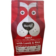 Havlife Küçük Irk Kuzulu Yetişkin Köpek Maması 3 kg