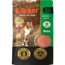 Klicker Kuzulu Pate Kedi Konservesi 85 gr