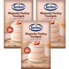 Kenton Magnolia Puding Vanilyalı 125 G 3'lü