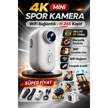 Efe Wifi Spor Kamera 4K Manyetik Mini Aksiyon Kamera Ultra Hd H.265 Taşınabilir Vlog Kamera